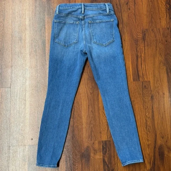FRAME | Ali High Rise Cigarette Jeans Light Wash Size 27 - Picture 2 of 4